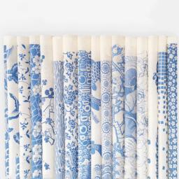 Adesivo de porcelana para cerâmica xj09, papel de transferência com argila, esmalte, flor, alta temperatura, faça você mesmo, ferramentas pintadas - Image 6