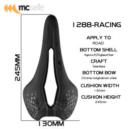 MCSELLE-Selas Ultraleve Road Bike, Assento de Corrida, Bicicleta MTB, Tapete Confortável, Ciclismo Peças De Reposição - Image 5