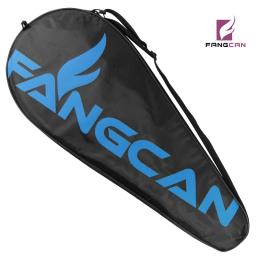 Fangcan bolsa para raquete de tênis, sacola esportiva, à prova d'água, oxford, de ombro, cor preta - Image 2