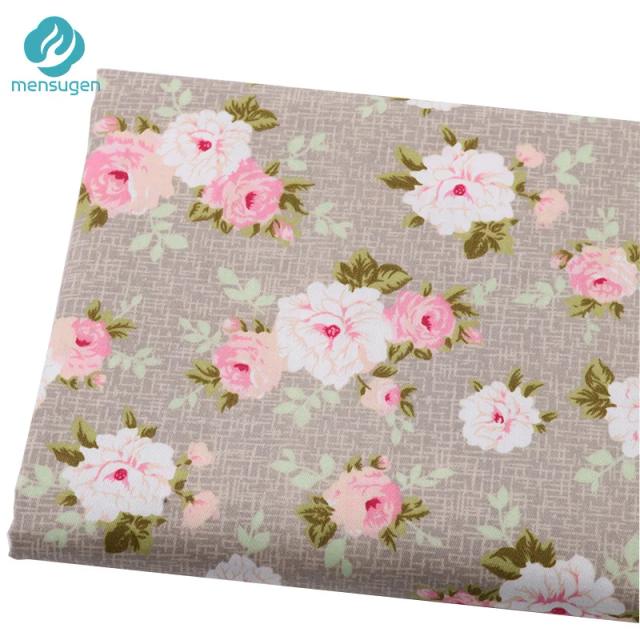 Tecido de Algodão Estampado Ideal para Vestidos, Travesseiros, Cobertores e Roupas de Bebê - Materiais DIY para Costura em Metro