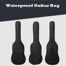 Impermeável acolchoado guitarra elétrica Bass sacos, preto, estojo, titular - Image 3