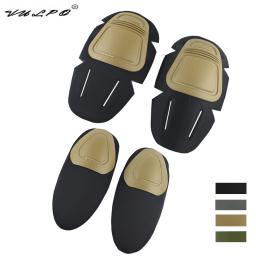Vulpo tático g3 sapo terno joelheiras & cotovelo esporte ao ar livre paintball airsoft kneed pads protetor de segurança conjunto - Image 1