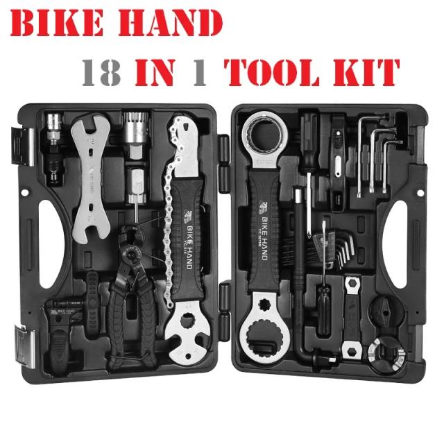 Kit Multifuncional 18 em 1 para Bicicletas: Ferramentas Completa para Conserto, Manutenção e Instalação