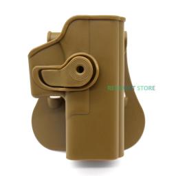 Caça defesa retenção rihgt mão coldre pistola tático coldre para glock 17 19 22 23 beretta m9 9mm compartimento bolsa - Image 3
