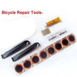 Ferramentas De Reparo De Pneu De Bicicleta Remendo De Borracha Conjunto De Alavanca De Cola Kit De Fix De Pneu Ferramentas De Bicicleta Mender Mountain Bike Acessórios De Bicicleta - Image 1
