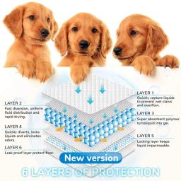 Tapete de fraldas descartáveis para pet, Almofada Absorvente para Cachorro, Toalha de Chão para Gato, Suprimentos Fisiológicos para Cachorro, Training Pads for Pee - Image 5