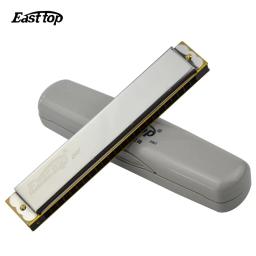 T2401easttop gaita 24 buracos boca harpa tremolo chave de c mondharmonica instrumentos musicais arpa de boca armônica harmonika - Image 2
