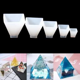 Molde de silicone pirâmide de 5 tamanhos, resina epóxi para diy, moldes de resina epóxi, artesanato, acessórios de fabricação de jóias, decoração de casa - Image 1