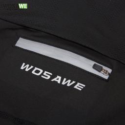 WOSAWE-Inverno Velo Térmico Ciclismo Calças Bib, Mountain Bike Zipper Calças Justas, Pro Team Gel Acolchoado Calças Compridas, MTB Calças - Image 6