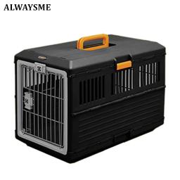 Alwaysm-transportador portátil dobrável para animais de estimação, gato de cachorro, air cairrier, carregador superior de duas portas, resistente, viagem para animais de estimação - Image 1
