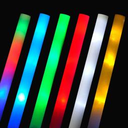 LED Light-Up Foam Sticks, bastões macios, Rally Rave, varinhas brilhantes, mudança de cor, flash tocha, festa festivais, Concerto Luminous Rod - Image 4