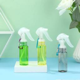 60ml de couro vazio portátil mão desinfetante spray garrafa chaveiro titular garrafa reutilizável mão lavagem garrafa armazenamento com keychai - Image 1
