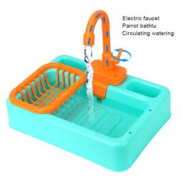 Banheira Automática De Remando De Papagaio, torneira De Piscina, chuveiro De Banho De Papagaio, distribuidor De água, alimentador De Pássaros, gaiola De Pássaro - Image 3