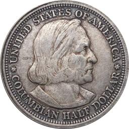 Moeda Comemorativa Banhada a Prata, Estados Unidos da América, EUA 1893 Meio Dólar, Cuproníquel, Moedas Colecionáveis de Metal Antigo, Lembrança - Image 5