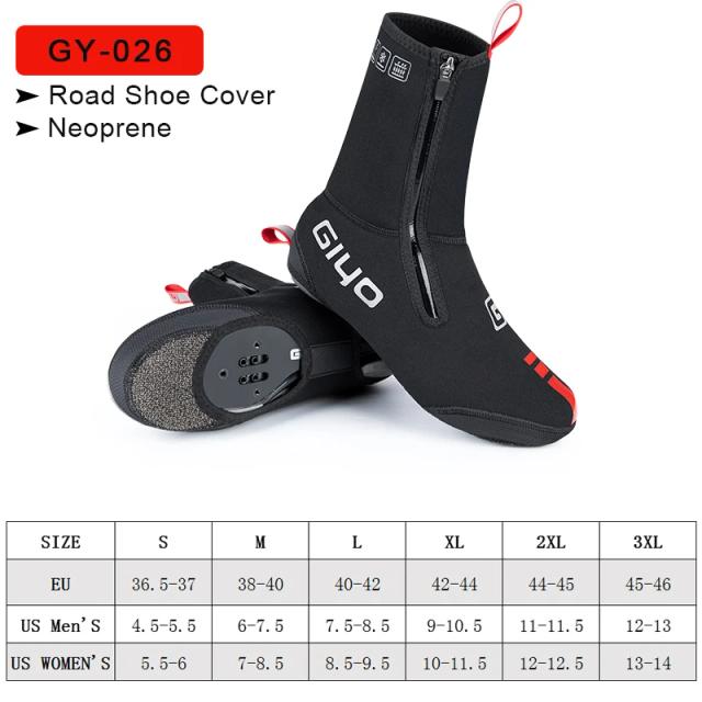 Sapatos Térmicos de Neoprene para Ciclismo com Capas Impermeáveis e Aquecidas para Inverno