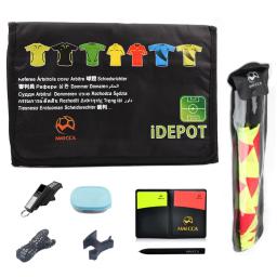 Futebol Árbitro Bag com Loudly Whistle Cards, Professional Futebol Wallet Kit Set, Treinamento Esportivo, Coin Ball, Air Barometer - Image 1