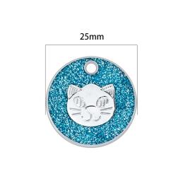 Etiqueta personalizada da identificação do gato do cão da etiqueta do nome do animal de estimação do metal da gravura do laser anti-lost - Image 6