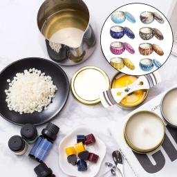 Kit de fabricação de velas, faça você mesmo, incluindo cera de soja, pavio, colher de mistura, estojo de armazenamento para temperos secos, acampamento, lembranças e doces, presentes - Image 2