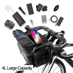 Wild Man Bolsa com Grande Capacidade para Bicicleta, Mala à Prova D'Água para Guidão, Acessórios para Tubo Dianteiro e Bagageiro, Saco para Ciclismo MTB - Image 2