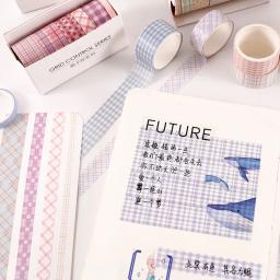 1 conjunto/1 lote fitas adesivas decorativas simplicidade controle de grade scrapbooking papel diy adesivos japoneses 2m - Image 3