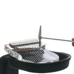 Kalimba de 21 teclas, acessórios do instrumento keysmusical + ponte + martelo de ajuste, leve, portátil, elementos de música - Image 2