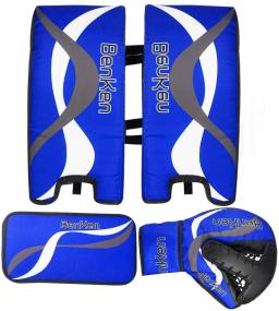 Benken ice hockey joelheira joelheira protetora respirável, protetor de joelho, espuma macia de lycra de alta qualidade para rolo - Image 1