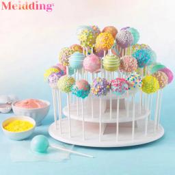 Suporte de cupcake com 3 camadas, decoração de festas de casamento, eventos, sobremesas, palitos de papel lolipop, suprimentos para festa de aniversário - Image 1