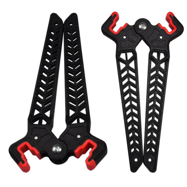 Suporte para Arco Composto e Chute - Ideal para Tiro com Arco 3D, Caça e Esportes ao Ar Livre - Cor Preta
