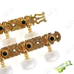Guitarra clássica String Tuning Pegs, cabeças de máquina, teclas Tuners, dourado, DJ204GK-P1W, 1 conjunto - Image 4