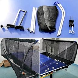 Profissional Móvel Bola Catch Net com Rack, Multi-Ball Pingpong, Coleção De Prática, Ping Pong, Jogando, Reciclagem Net - Image 2