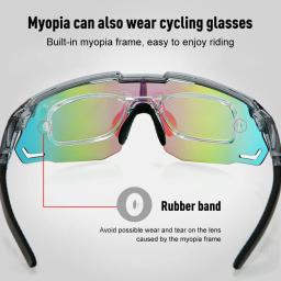 Santic Óculos de ciclismo esportivos polarizados Óculos de sol esportivos ao ar livre unissex anti-UV - Image 3