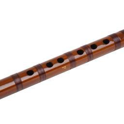 Chave de flauta amargo bambu dizi tradicional chinês, instrumento de madeira artesanal com bolsa de armazenamento com nó chinês - Image 3