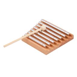 7-tom de madeira sinos com martelo instrumento de percussão para oração yoga meditação musical carrilhão brinquedo para crianças professores - Image 2