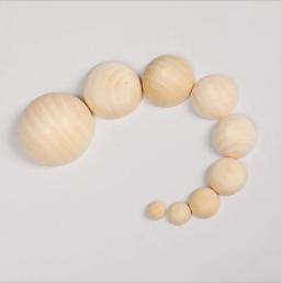 Natural Cor Metade Rodada Contas De Madeira, Artesanato de DIY, Ferramentas Jóias, Custom Hemu, Loose Beads, Artesanato Acessórios, 12mm, 15mm, 20mm, 25mm, 30mm, 40mm, 50 milímetros - Image 2
