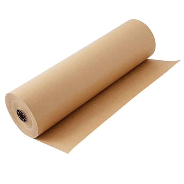 Papel Kraft Marrom 30m para Embrulho de Casamento - Material Vintage para Artesanato e Presentes