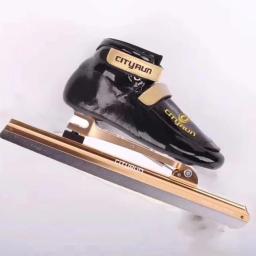 Cityrun patins de velocidade com lâmina de gelo, em linha, fixa a posição da rua ou apaga, sapatos de patinação no gelo, facas reais - Image 5