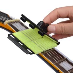 Guitarra elétrica baixo cordas purificador fingerboard esfregar ferramenta de limpeza manutenção cuidados baixo mais limpo guitarra accessorie - Image 6