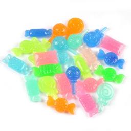20 pçs colorido luminoso cascalho brilho no tanque de peixes escuro aquário rochas pedra luminosa seixos jardim ao ar livre decoração para casa - Image 4