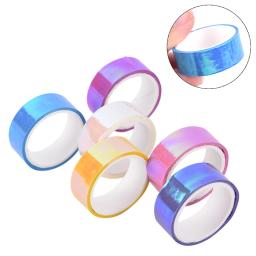 5m fita de decoração de ginástica rítmica holográfica rg prismático glitter fita aros vara criativa laser gradiente fita à prova dwaterproof água - Image 1