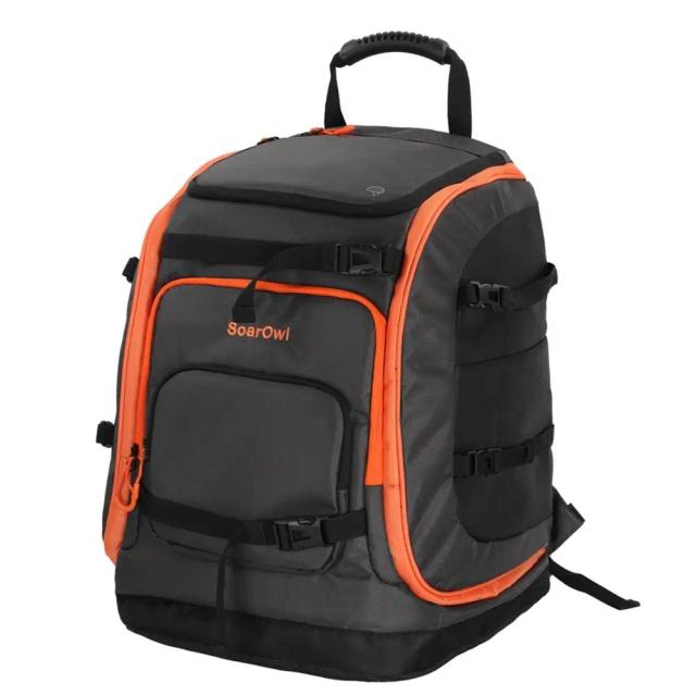 Mochila de Viagem Soarowl 65L: Saco de Inicialização para Esqui com Compartimento para Capacete e Acessórios de Esqui e Snowboard