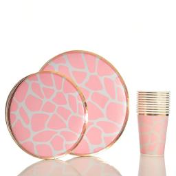 30 pçs decorações de festa de aniversário suprimentos de chá de bebê conjunto de talheres descartável selva safari festa placa de papel copo decoração de casamento - Image 5