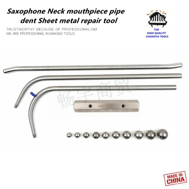 Kit de Ferramentas de Reparo em Metal para Instrumentos de Sopro: Saxofone, Trombone, Trompete e Tuba