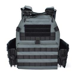 Alta densidade oxford pano material pom liberação rápida colete tático com grande capacidade molle sistema resistência ao rasgo à prova dwaterproof água - Image 1