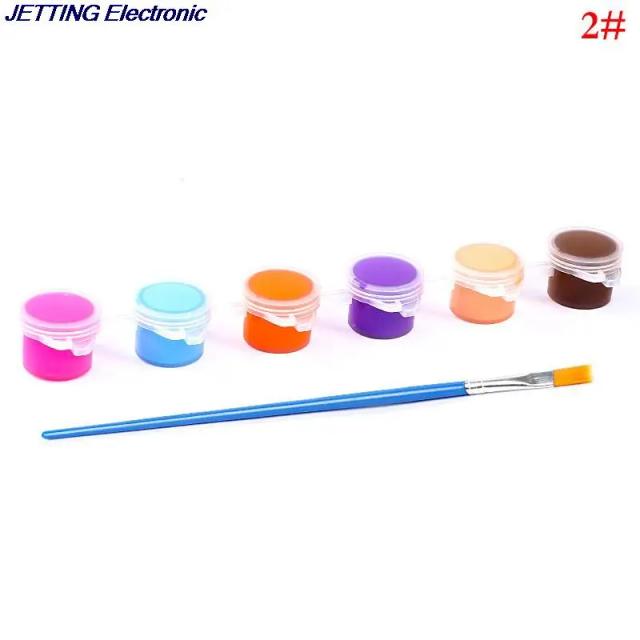 Ferramenta de Pintura Acrílica Ecológica: Conjunto Handmade com 6 Cores para DIY Artesanato à Mão
