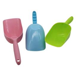 Colher para alimentação de animais de estimação, azul/rosa/verde, cães, pá de plástico, copo de medição, suprimentos para alimentação de animais de estimação, ferramentas para alimentação caseira, 2 peças - Image 4