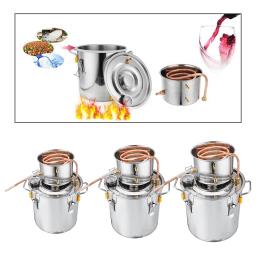Moonshine contendo água álcool destilador espíritos kit tubo de cobre produção doméstica de vinho fermentação à óleo caldeira para uísque faça você mesmo - Image 1