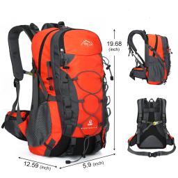 Mochila leve, muito adequada para montanhismo, caminhadas e camping, saco de 40 litros - Image 1