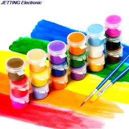 Eco-friendly Ferramenta De Pintura Acrílica, Handmade Materiais De Arte, DIY Pintura À Mão, 6 Cores, 1 Conjunto - Image 2