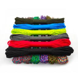 Paracord for Survival, Parachute Cord, Lanyard, Camping, Escalada, Corda, Caminhadas, Varal, 9 Núcleos de Suporte, 31 Metros, 4mm - Image 2