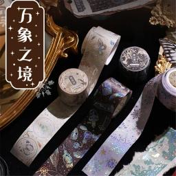Fita adesiva decorativa e mágica para papel, 30mm de largura, estrelas dos sonhos, fita adesiva para decoração de scrapbooking - Image 1